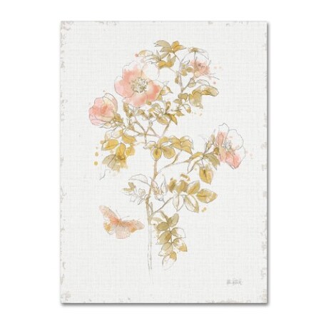 Trademark Fine Art Katie Pertiet 'Watery Blooms III' Canvas Art, 18x24 WAP01939-C1824GG
